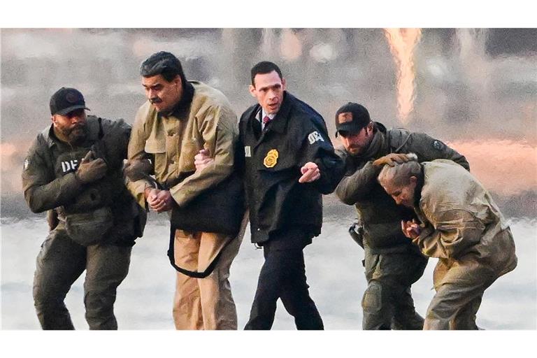 Der durch US-Streitkräfte gefangen genommene venezolanische Präsident Nicolas Maduro (Archivbild).