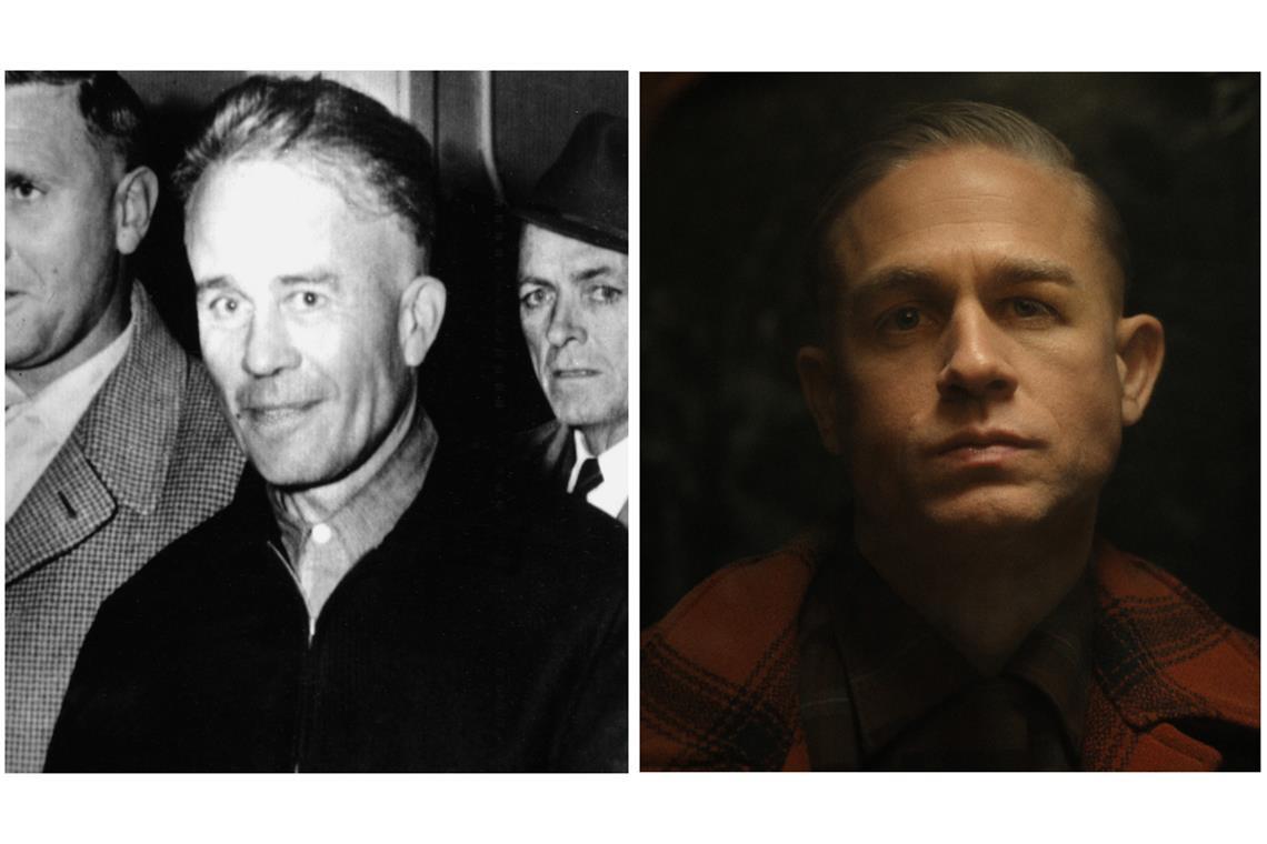 Diese Film-Killer basieren auf Ed Gein Der echte Ed Gein (l.) wird in der Netflix-Serie von Charlie Hunnam gespielt.