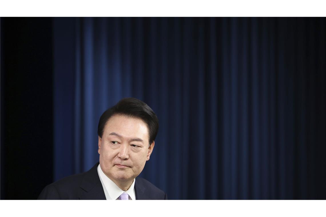 Yoon Suk Yeol wehrt sich gegen Amtsenthebung Der entmachteter südkoreanischer Präsident Yoon Suk Yeol. (Archivbild)