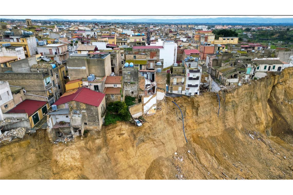 Der Erdrutsch hatte Ende Januar die 25.000-Einwohner-Stadt Niscemi im Süden Siziliens getroffen. (Archivfoto)
