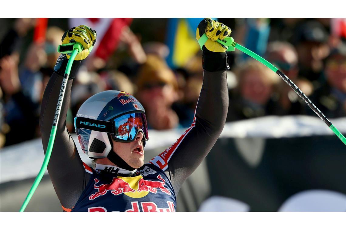 Odermatt geschlagen: Kanadischer Ski-Coup auf der Streif Der erste Weltcup-Sieg und das just in Kitzbühel: James Crawford.
