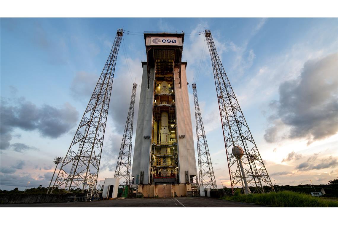 Startversuch von Europas Vega C am Abend anvisiert Der Fehlstart der Vega C vor zwei Jahren war für die Esa ein schwerer Schlag. (Archivbild)