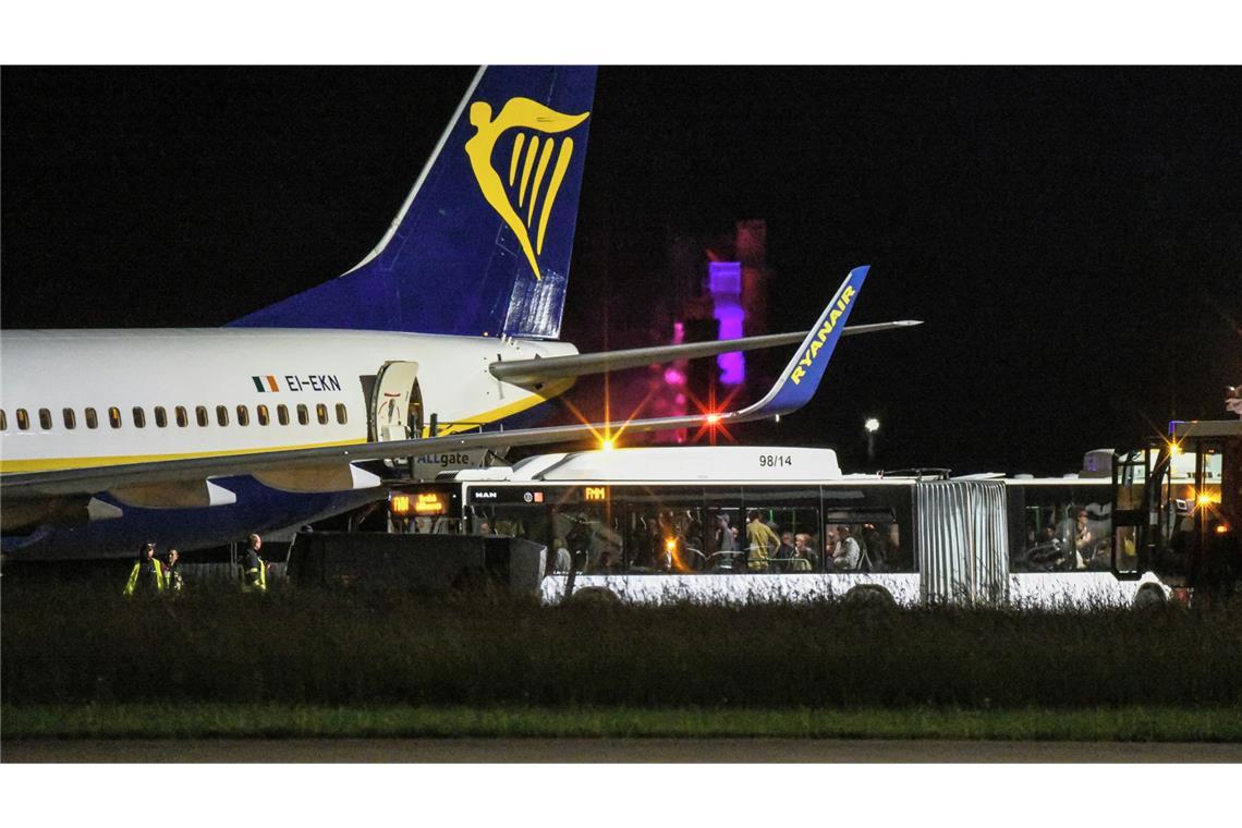 Der Flieger war von Berlin nach Mailand unterwegs, als er in Turbulenzen geratenen ist.