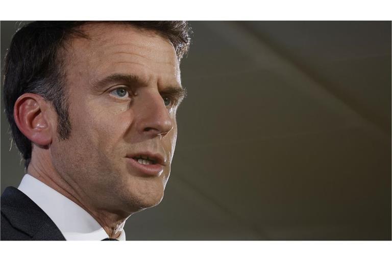 Der französische Präsident Emmanuel Macron. Frankreich will Palästina künftig als eigenen Staat anerkennen.