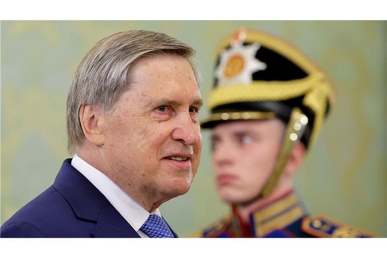 Der Friedensplan sei im Detail bisher gar nicht mit Russland besprochen worden, sagte Juri Uschakow. (Archivbild)