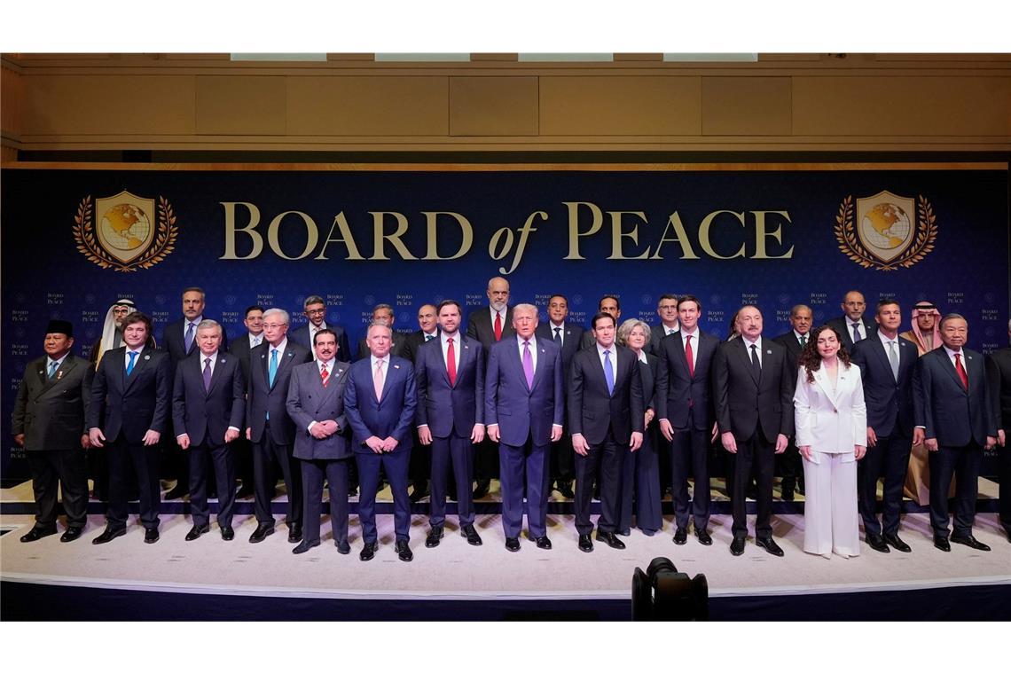 Der Friedensrat ist zu einer ersten Sitzung in Washington zusammengekommen.