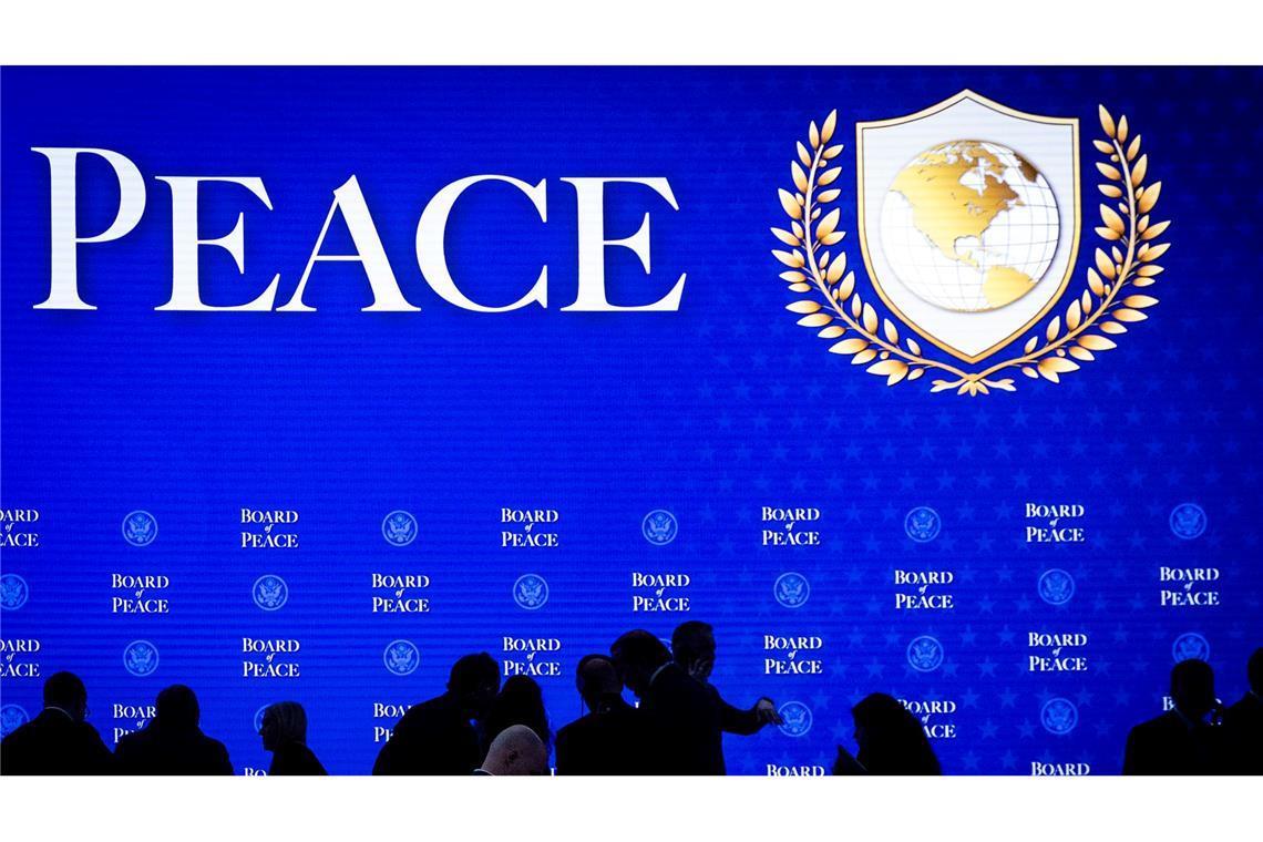 Der Friedensrat wurde vor einem Monat gegründet - beim Weltwirtschaftsforum in Davos. (Archivbild)