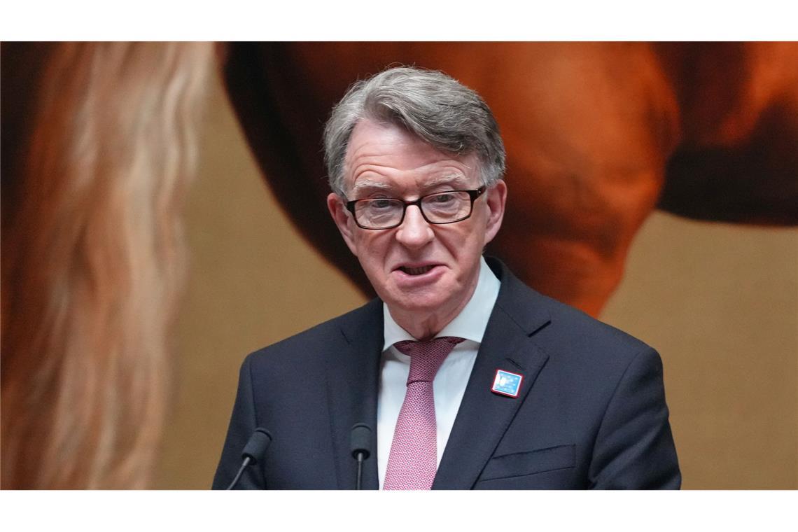 Der frühere britische Wirtschaftsminister Peter Mandelson (Archivbild).