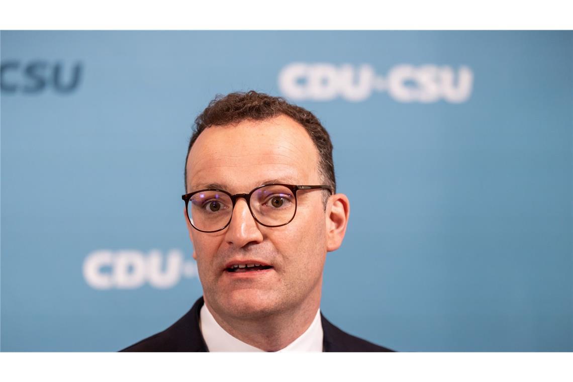 Spahn zu Maskenbericht: „Ich habe nichts zu verbergen“ Der frühere Bundesgesundheitsminister Jens Spahn.