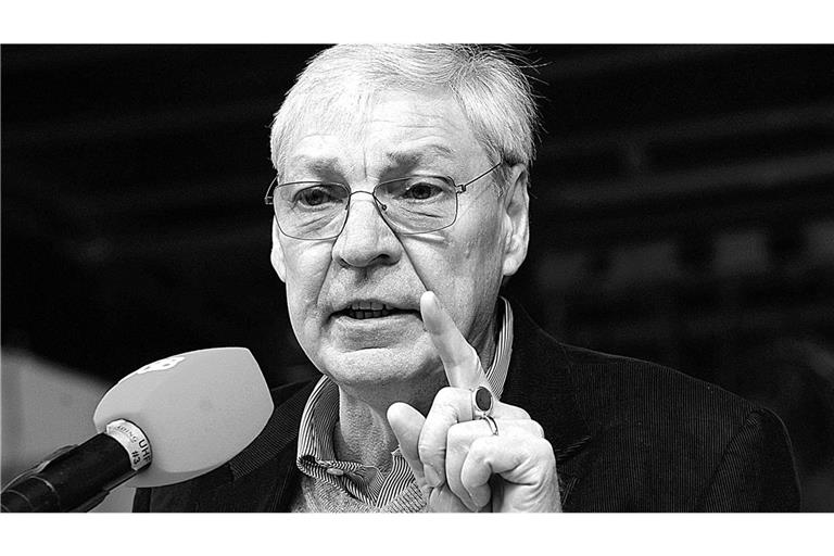 Der frühere DGB-Vorsitzende Michael Sommer wurde 73 Jahre alt.