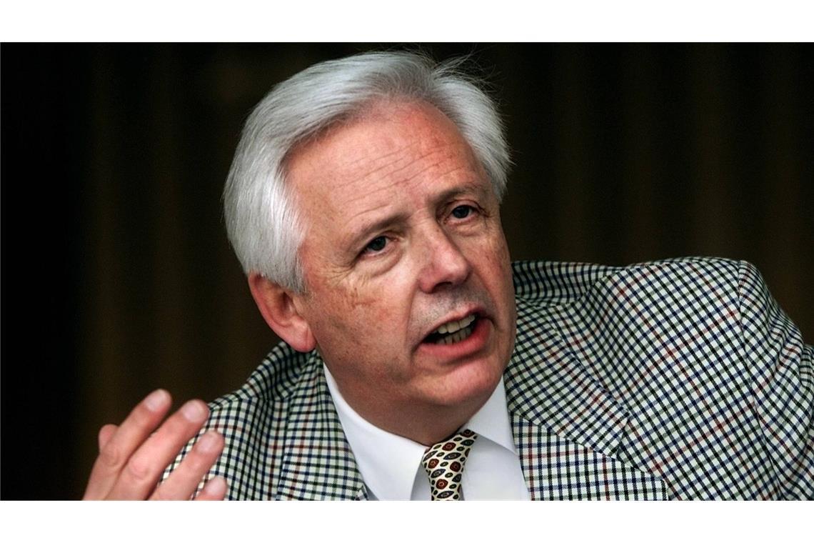 Der frühere Landespolitiker Klaus von Trotha ist tot. (Archivbild)