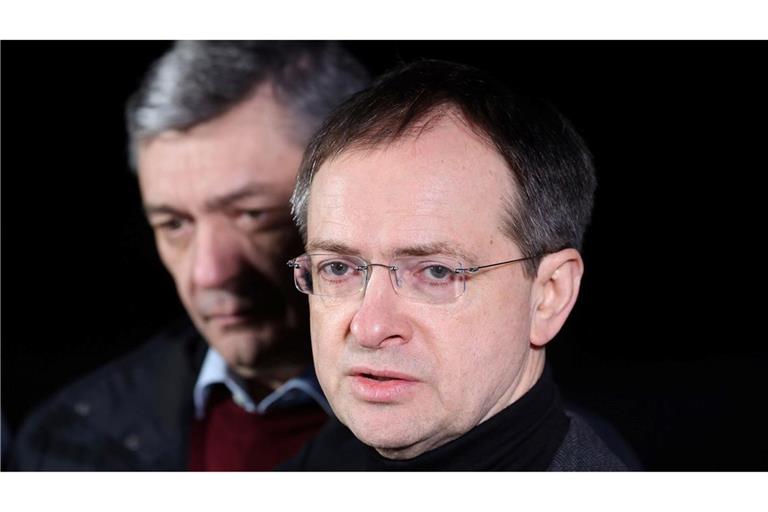 Der frühere russische Kulturminister Wladimir Medinski soll Ukraine-Verhandlungen in Istanbul führen. (Archivbild)