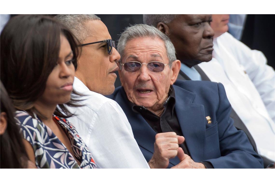 Der frühere US-Präsident Barack Obama und seine Frau Michelle waren 2016 in Havanna zu Besuch. (Archivbild)