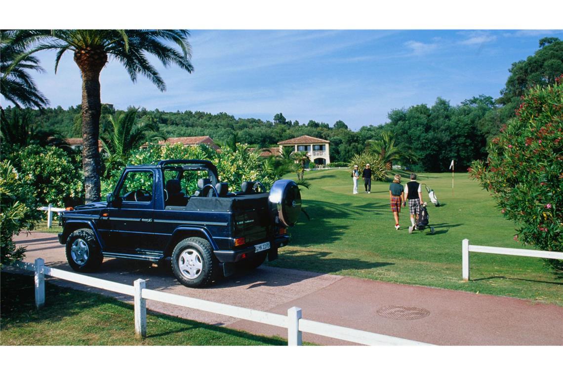 Der G 300 Turbodiesel kam  auch als Cabrio auf den Markt.