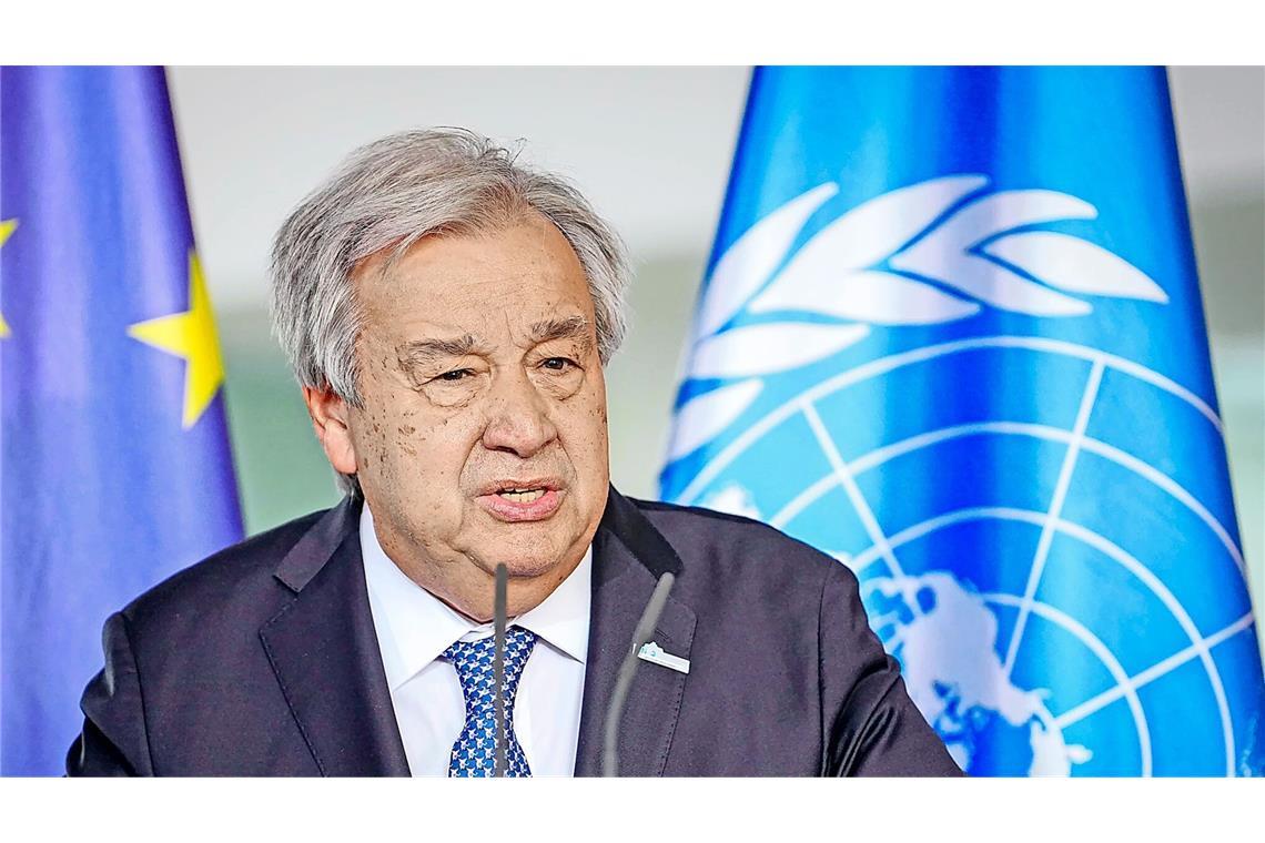 Der Generalsekretär der Vereinten Nationen António Guterres ehrte getötete UN-Mitarbeiter (Archivfoto).