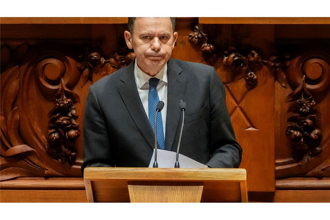 Nach Regierungssturz: Neuwahl in Portugal am 18. Mai Der gestürzte Ministerpräsident Luís Montenegro hat laut Experten gute Chancen bei der vorgezogenen Neuwahl. (Archivbild)