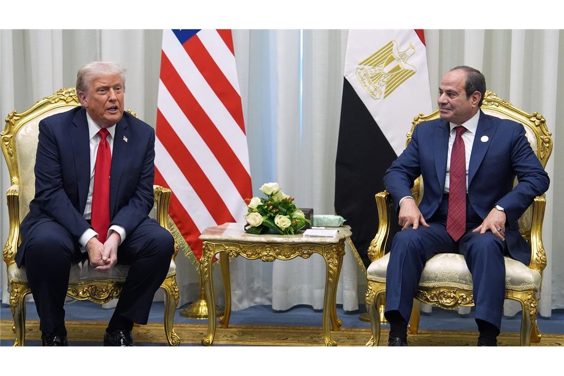 Al-Sisi: Nur Trump kann Frieden in Nahost erreichen