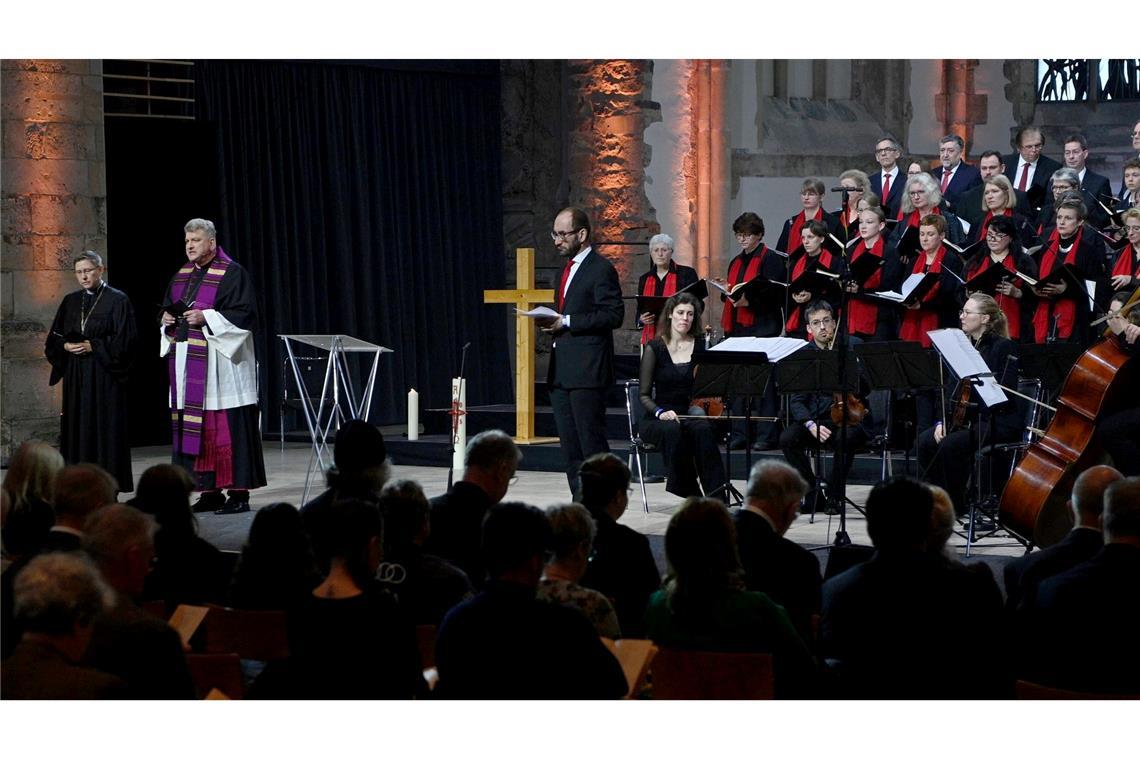 Der Gottesdienst war der Auftakt für den Gedenktag ein Jahr nach dem Anschlag.