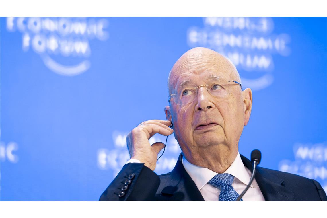 Weltwirtschaftsforum Davos: Gründer Klaus Schwab geht Der Gründer des WEF, Klaus Schwab, tritt zurück.