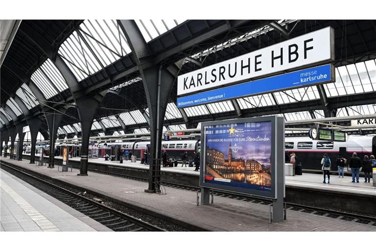 Der Halt Karlsruhe Hbf entfällt zeitweise (Archivbild).