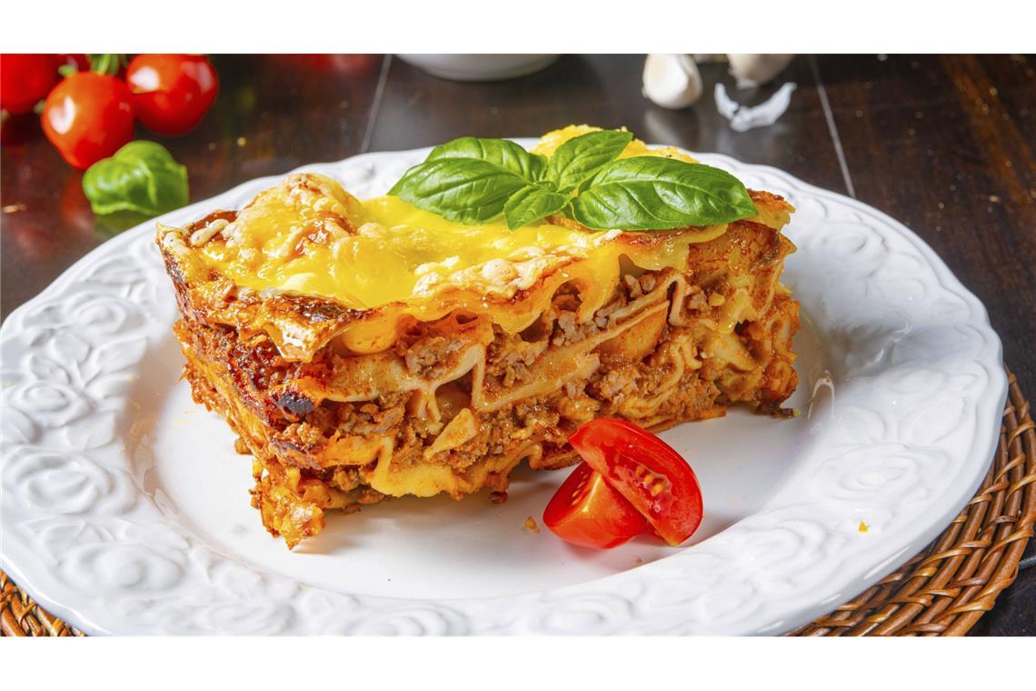 Hersteller ruft vegane Edeka-Lasagne zurück Der Hersteller What’s Cooking ruft seine unter anderem bei Edeka erhältliche vegane Lasagne zurück (Symbolfoto).