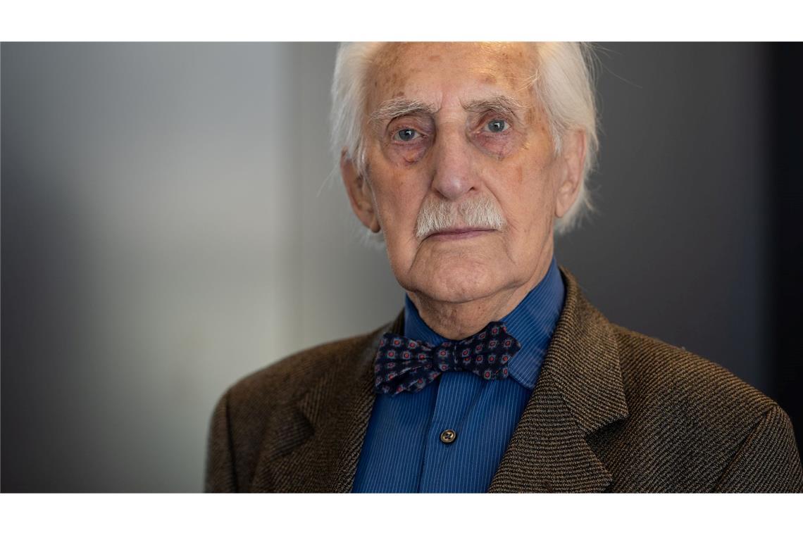 Der Holocaust-Überlebende Leon Weintraub äußert sich auch im hohen Alter zu politischen Ereignissen. (Archivbild)