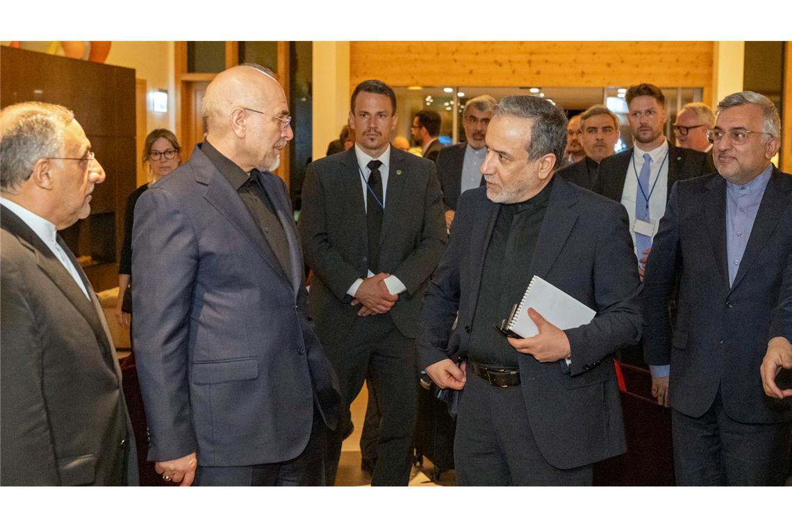 Der iranische Außenminister Araghtschi äußerte sich nach Abschluss der ersten Gespräche positiv.