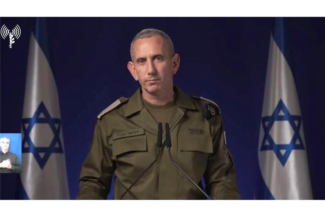Hamas: Leiche von Schiri Bibas an Rotes Kreuz übergeben Der israelische Armee-Sprecher Daniel Hagari hat Terroristen im Gazastreifen vorgeworfen, zwei kleine in den Küstenstreifen verschleppte Jungen grausam ermordet zu haben. (Foto-Archiv)