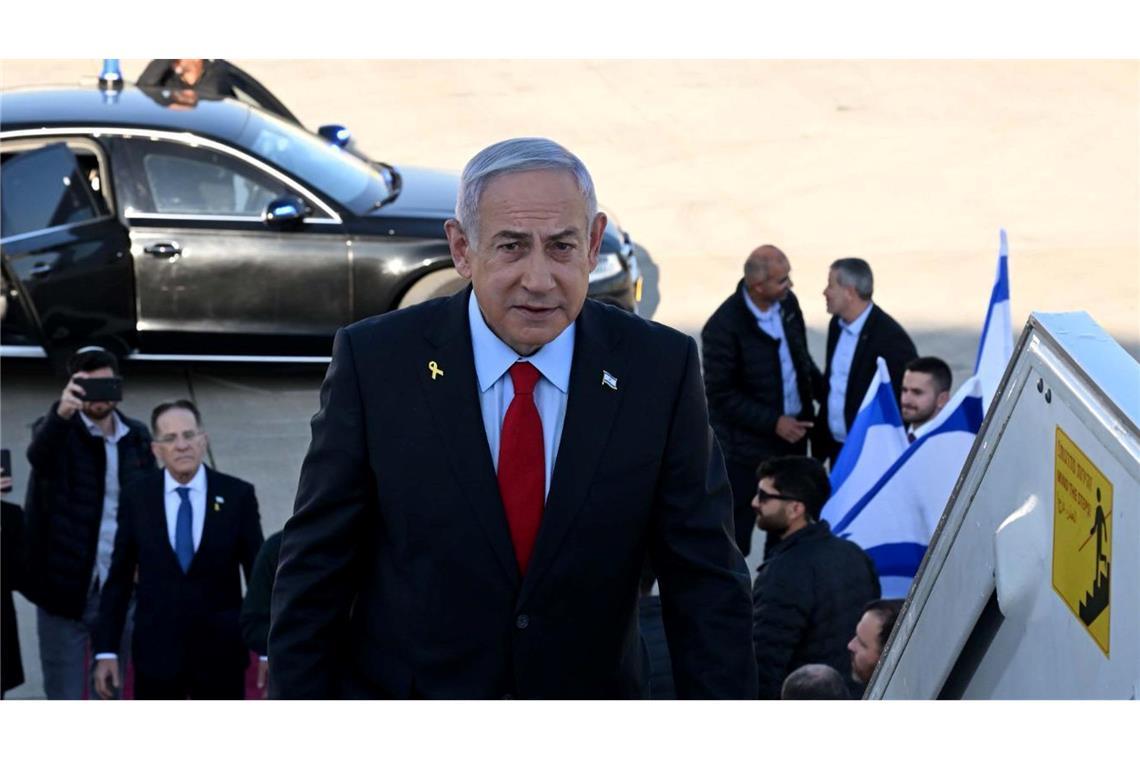 Netanjahu will mit Trump über "Sieg über die Hamas" sprechen Der israelische Regierungschef Benjamin Netanjahu reist in die USA.