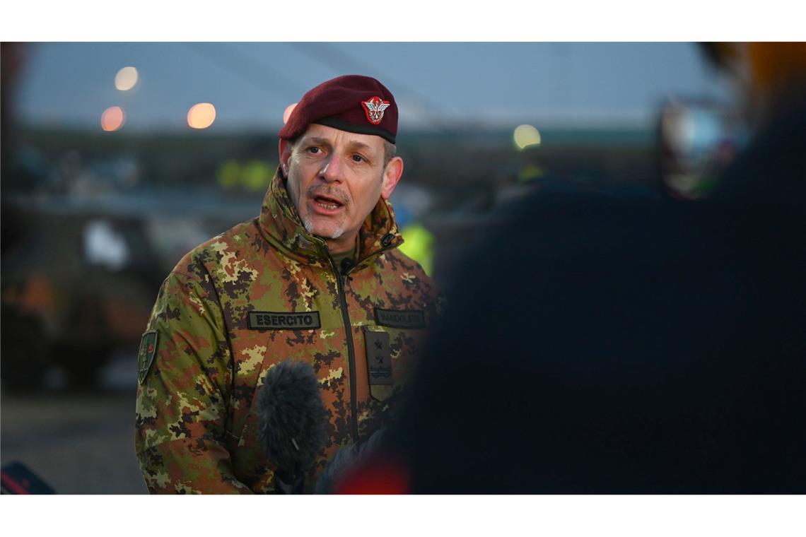 Der italienische General Nicola Mandolesi sieht die Nato geeint und einsatzbereit.