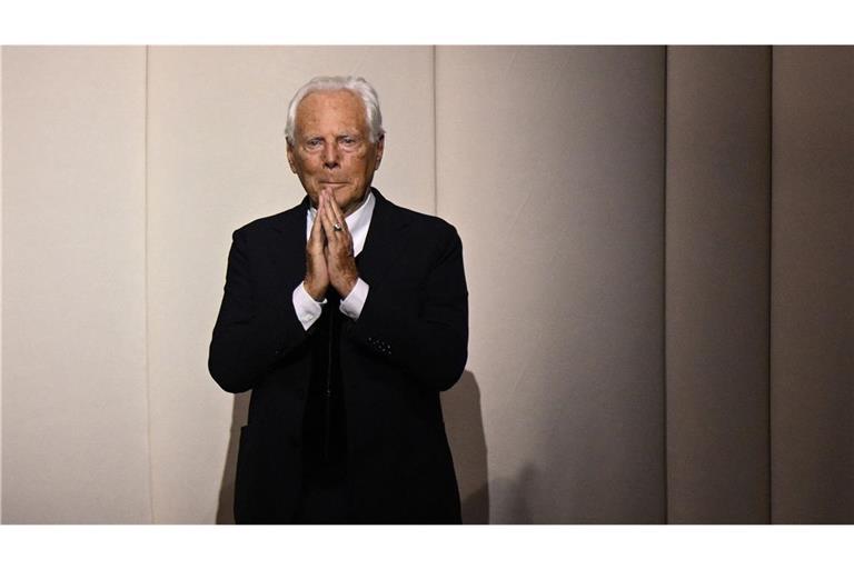 Der italienische Modedesigner Giorgio Armani ist gestorben. (Archivbild)