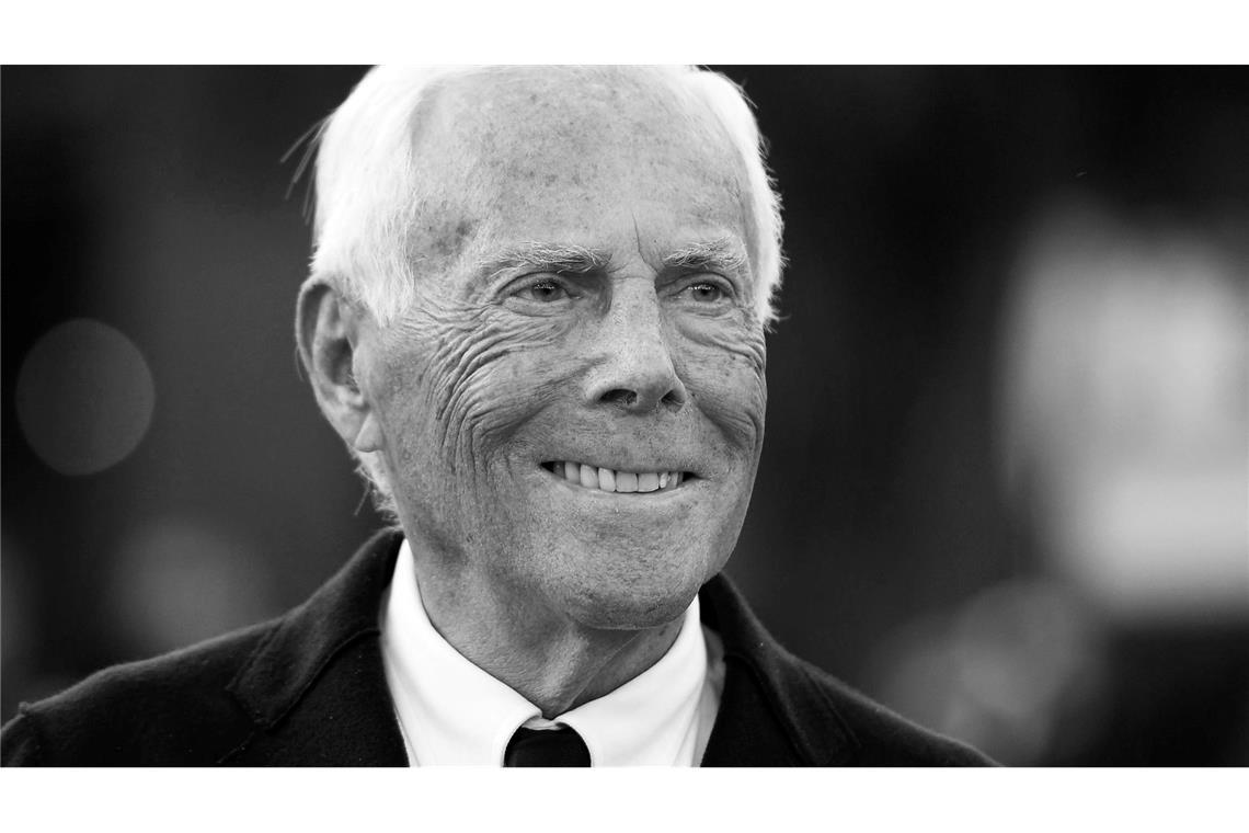 Modemacher Giorgio Armani mit 91 Jahren gestorben Der italienische Modedesigner Giorgio Armani ist im Alter von 91 Jahren gestorben. (Archivbild)