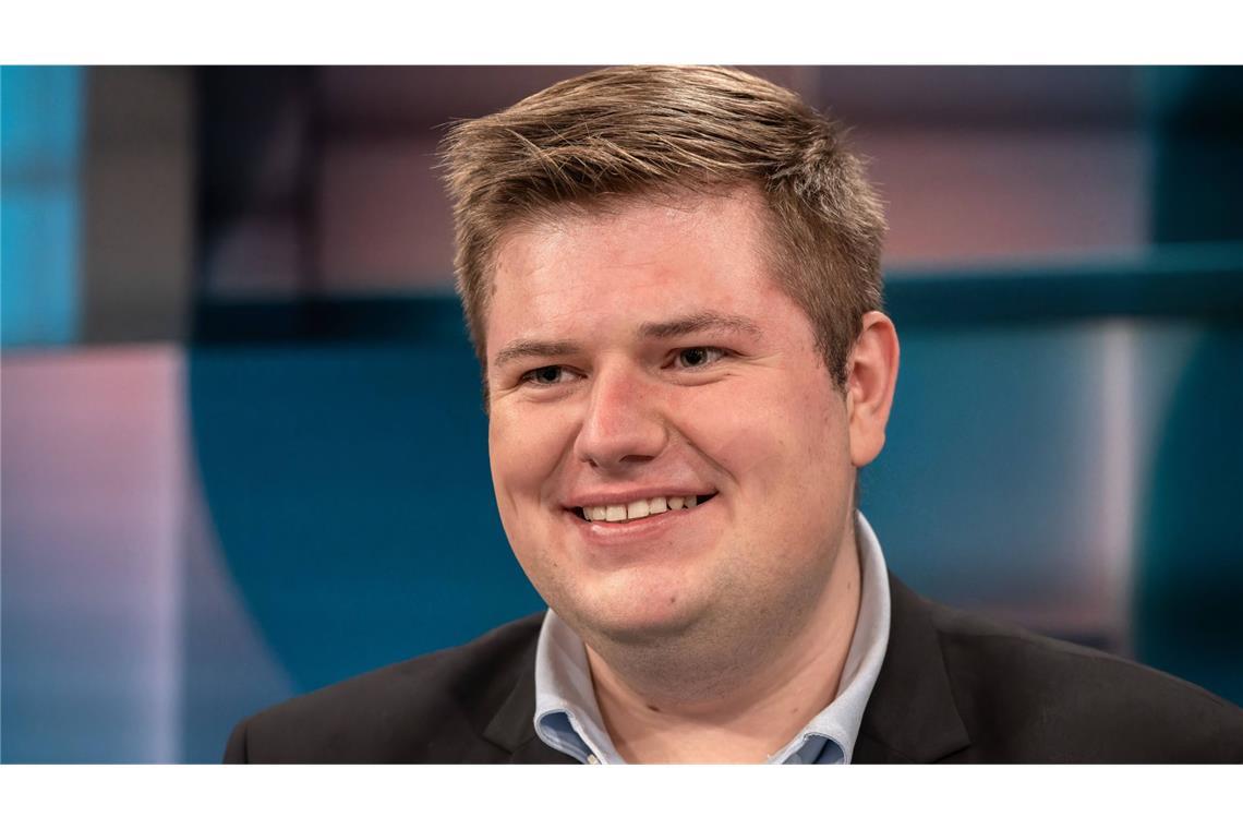 Der junge CDU-Abgeordnete Johannes Volkmann zu Gast bei „Hart aber fair“ am 27. Oktober 2025.