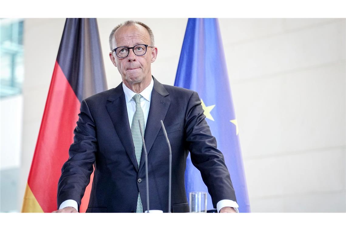 Der Kanzler beharrt darauf, dass die Gegenfinanzierung gesichert sein muss.