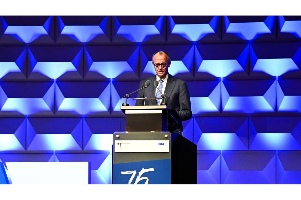 Der Kanzler bezeichnete das BKA als Erfolgsgeschichte.