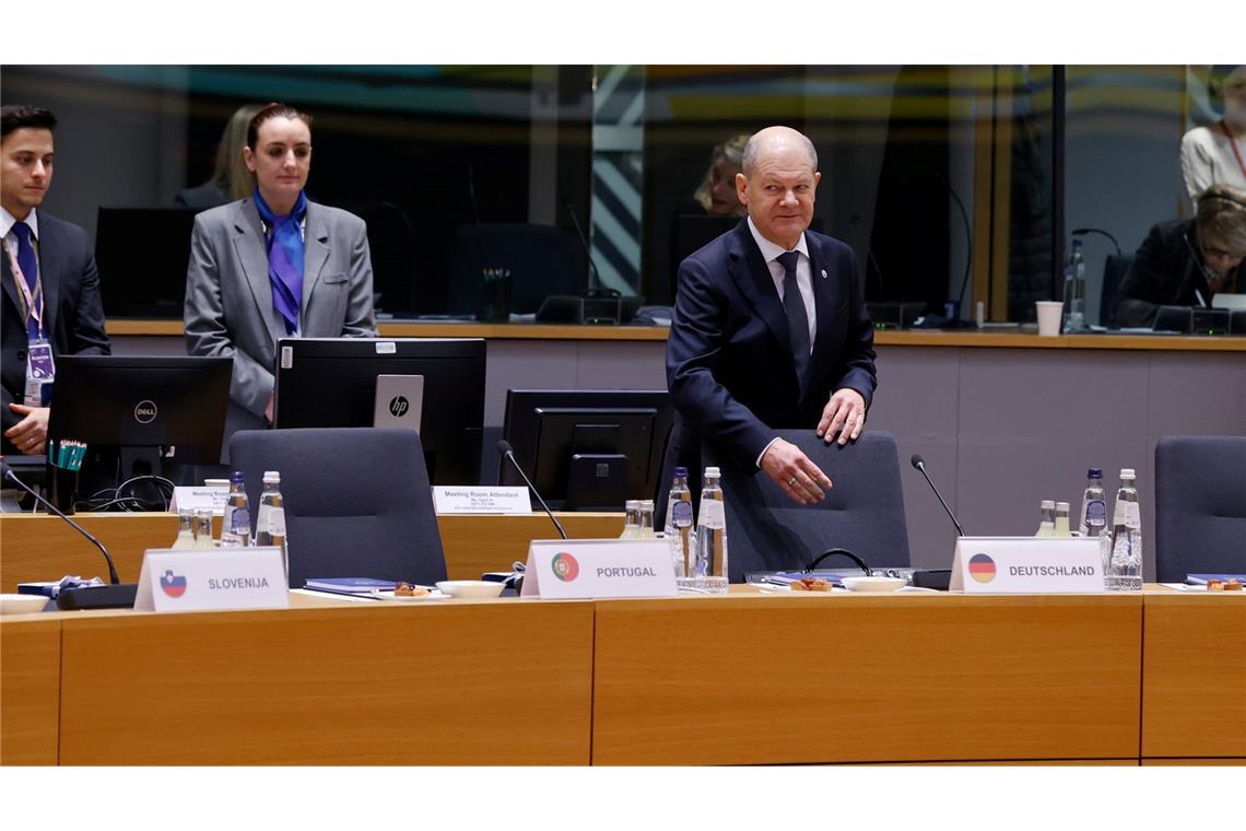 Europa, die Ukraine und das neue Wettrüsten Der Krisengipfel in Brüssel ist vermutlich einer der letzten für den scheidenden Bundeskanzler Olaf Scholz. (Archivbild)