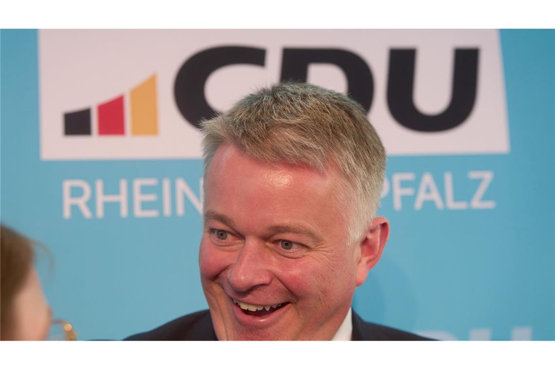 Der künftige Ministerpräsident Gordon Schnieder will das Vertrauen in die CDU rechtfertigen.