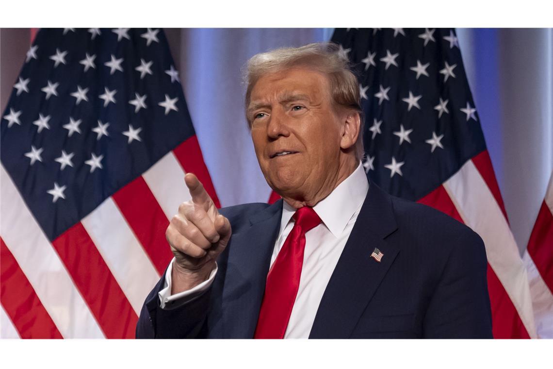 Donald Trump führt eigene nach ihm benannte Meme-Kryptowährung ein Der künftige US-Präsident Donald Trump hat kurz vor seiner Vereidigung eine eigene Kryptowährung eingeführt (Archivfoto).