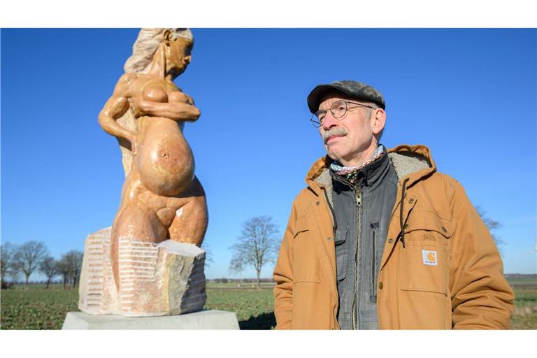 Der Künstler will die Interpretation seines Werkes anderen überlassen.