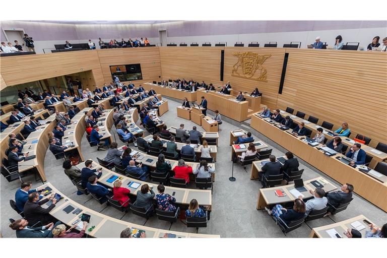 Der Landtag in Baden-Württemberg (Archivbild).
