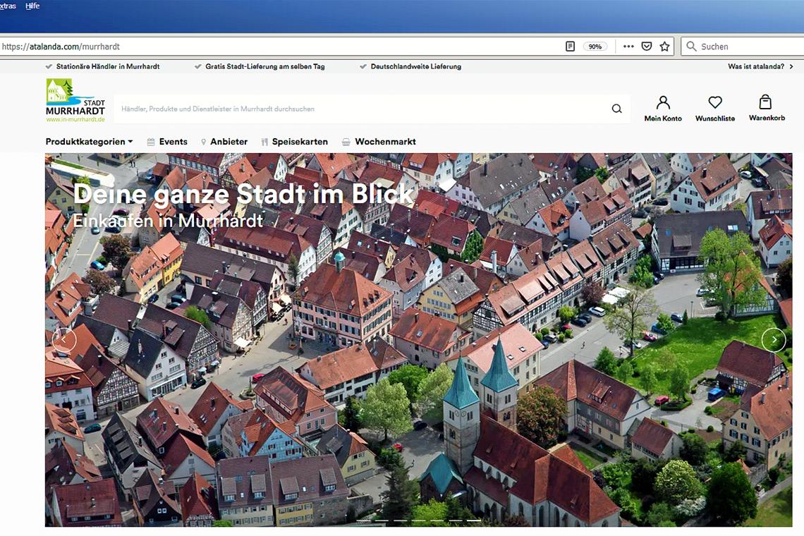 Der lokale Online-Marktplatz Murrhardt soll die Händler, Dienstleister, Handwerker und weitere Anbieter vor Ort unterstützen.