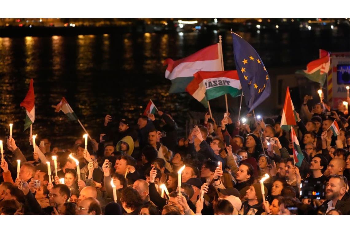 Der Machtwechsel in Ungarn hat die Protestbewegung in Serbien zusätzlich inspiriert. (Archivbild) 