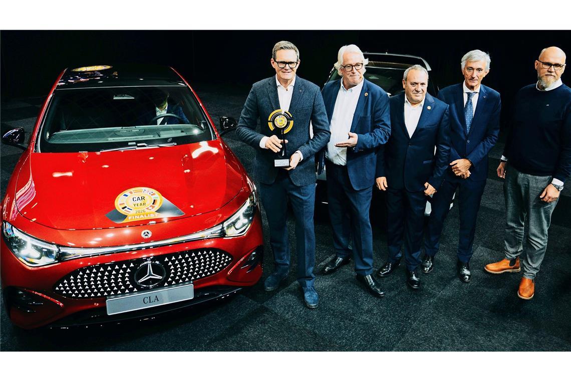 Der Mercedes CLA ist zum „Car of the year 2026“ gewählt worden. Abgestimmt haben 60 Automobiljournalisten aus 23 Ländern.