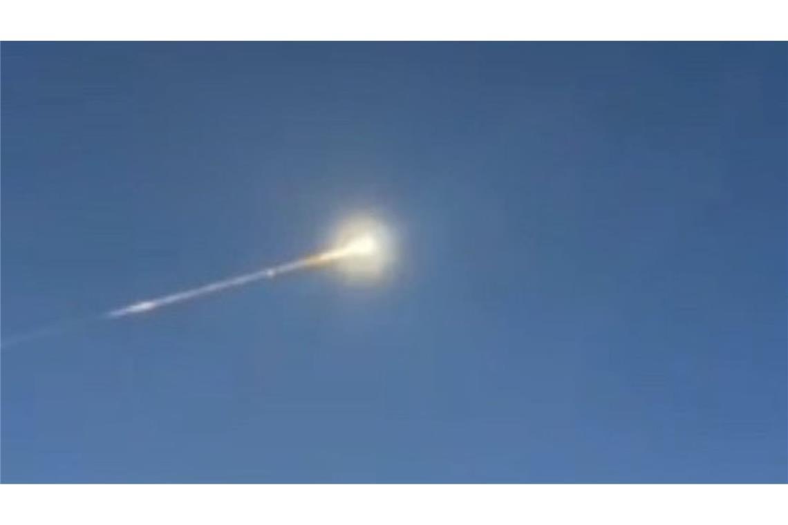 Der Meteorit wurde unter anderem über Baden-Württemberg gesichtet.