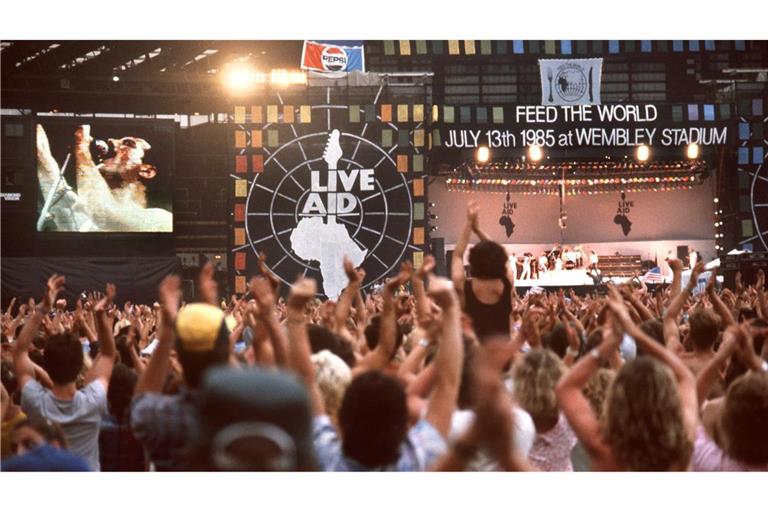 Der mitreißende Auftritt von Queen bei "Live Aid" ist legendär. (Archivbild)