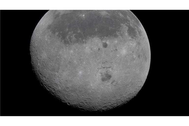 Der Mond - aus der Perspektive der "Artemis 2"-Crew.