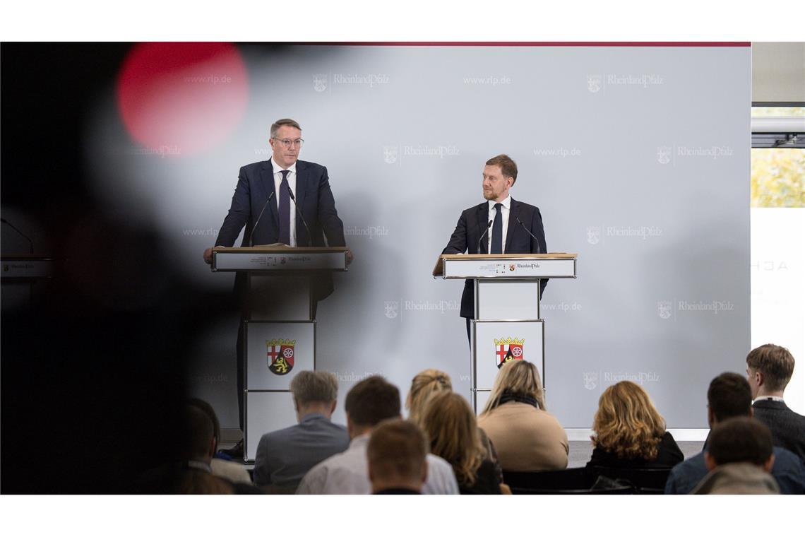 Der MPK-Vorsitzende und sein Vize sind sich einig, dass die Lage für die Wirtschaft in Deutschland herausfordernd ist.