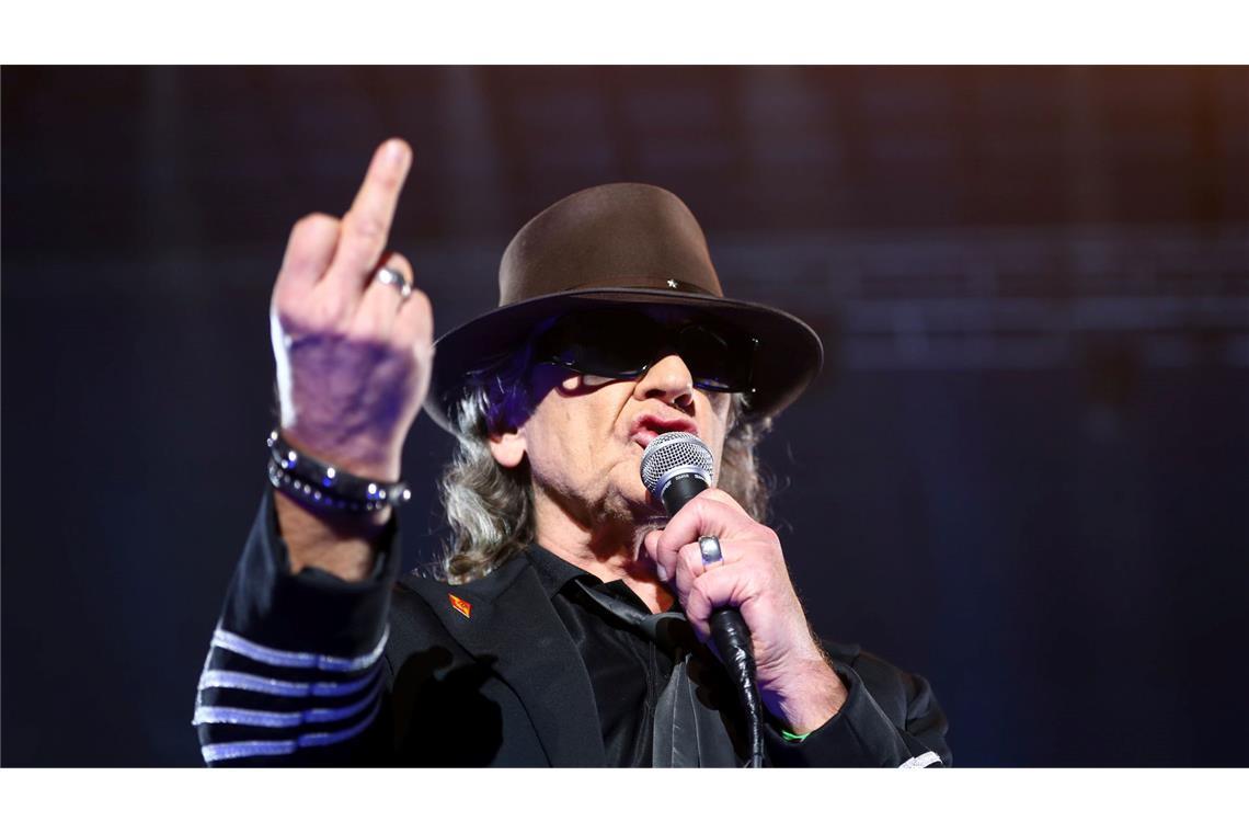 Elf Zitate: Was die deutsche Politik 2024 bewegte Der Musiker Udo Lindenberg macht sich gegen Rechtsextremismus stark. (Archivbild)