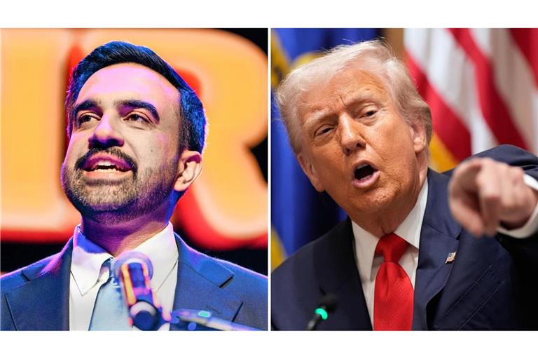 Der neue Bürgermeister von New York, Zohran Mamdani, und US-Präsident Donald Trump (Archivbilder).