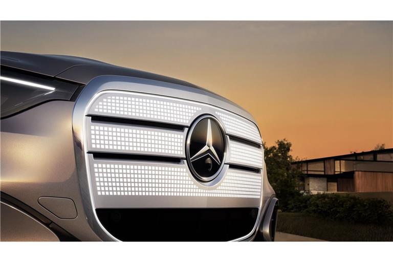 Der neue Mercedes GLC:  massige Frontpartie.